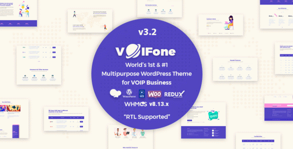 Voifone | Multipurpose VOIP WordPress Theme
