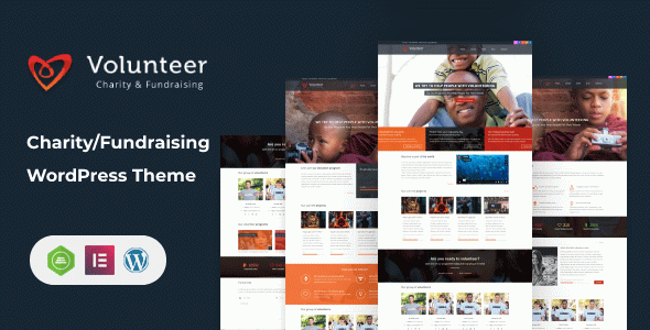 Volunteer - Charity/Fundraising WordPress Theme