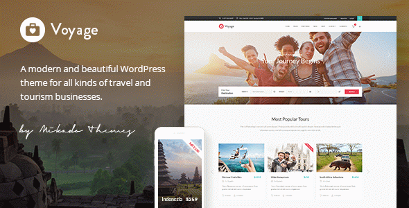 Voyage - Travel WordPress Theme