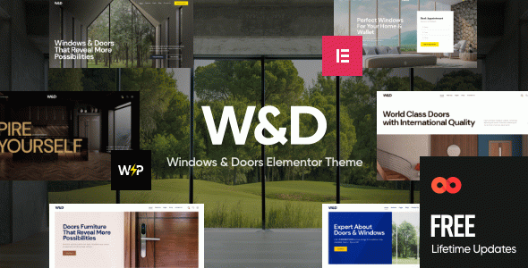W&D - Windows & Doors WordPress Theme + Online Store