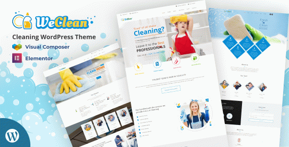 We Clean - Cleaning WordPress