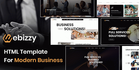 Webizzy - Business Consulting Html Template