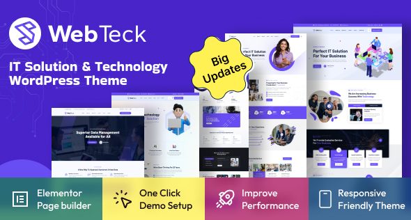 Webteck – IT Solution and AI Technology WordPress Theme