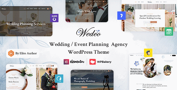WedCo - Wedding WordPress Theme