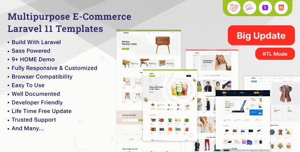 Weiboo - eCommerce Laravel 11 Template