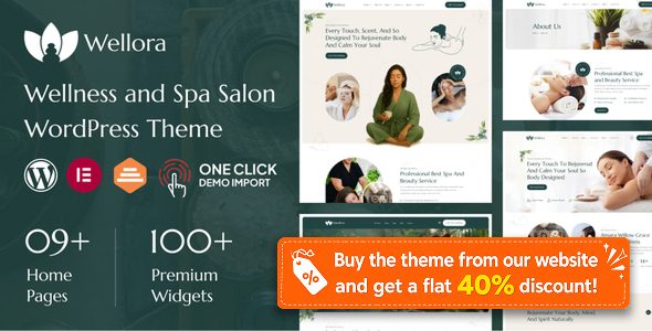 Wellora ??? Wellness and Spa Salon WordPress Theme