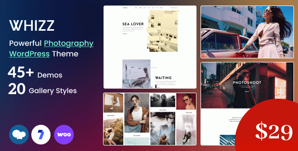Whizz Photography WordPress Theme