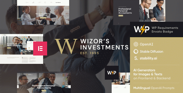 Wizor's | Investments, Economics & Banking WordPress Theme
