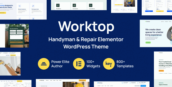 Worktop - Handyman & Repair Elementor WordPress Theme