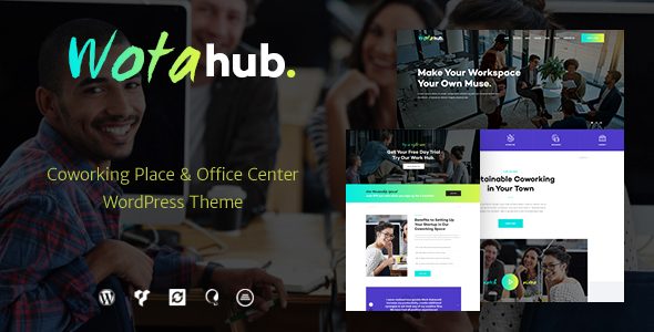 WotaHub | Coworking Space & Office Center WordPress Theme