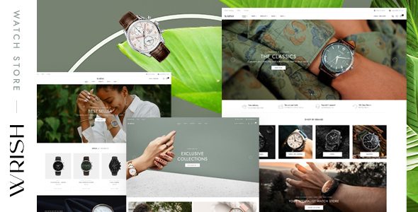 Wrish – Watch Store WooCommerce WordPress Theme with AI