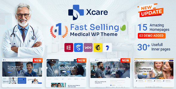 Xcare - Medical and Health Care WordPress Theme