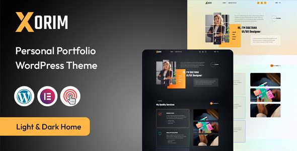 Xorim – Portfolio & Resume WordPress Theme