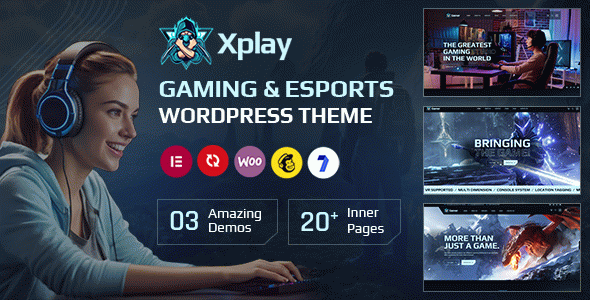 Xplay - Gaming and eSports WordPress Theme