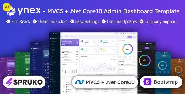 Ynex – ASP.NET Core Admin & Dashboard Template