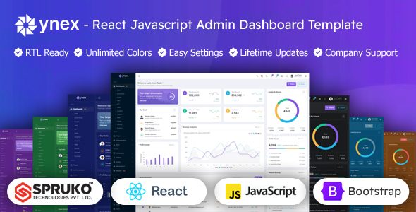 Ynex - Javascript Reactjs Dashboard Template