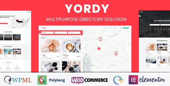 Yordy - Directory Listings WordPress Theme