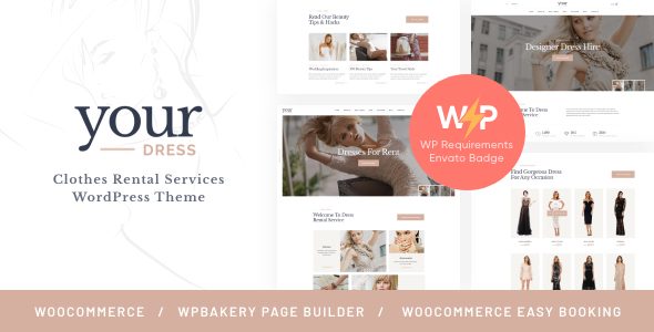 Your Dress | Dress Rental & Clothing Store WordPress Theme + Shop