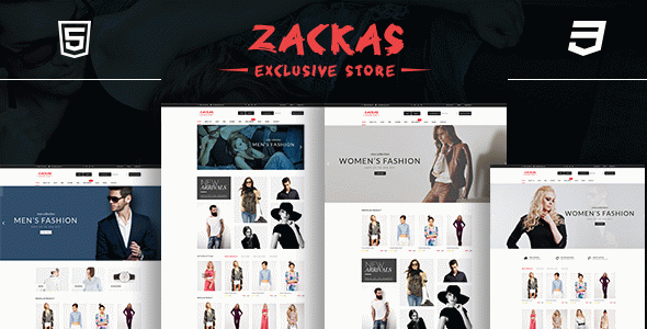 Zackas - Fashion HTML Template