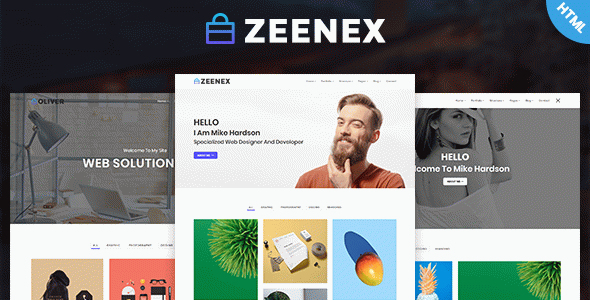 Zeenex - Personal Portfolio Template