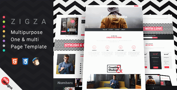 Zigza - Multipurpose Page Template