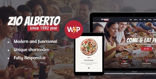 Zio Alberto | Pizza, Burger & Fastfood WordPress Theme