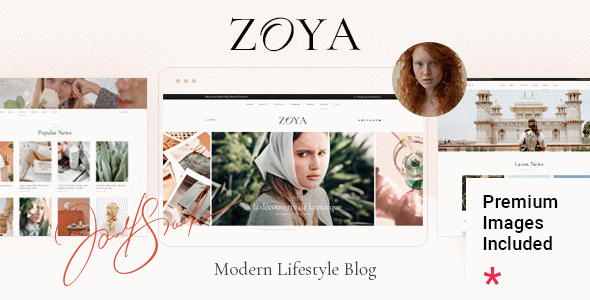 Zoya - Lifestyle Blog WordPress Theme
